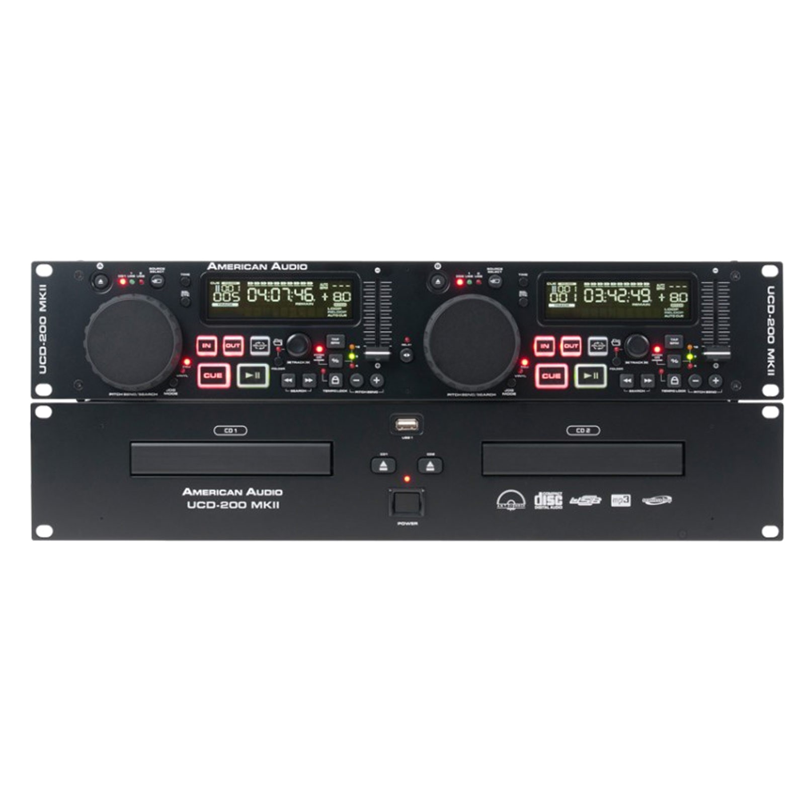 Marantz Rack Mount Digital Audio Recorder American Audio Ucd 200 Mkii 19 Rack Mount Dual Cd Mp3 Player with