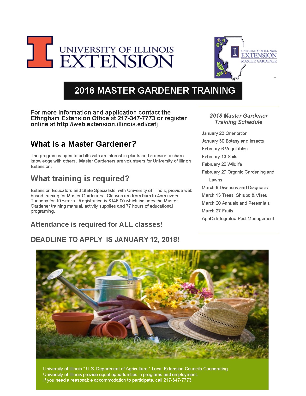 Master Gardener Program Online Master Gardener Training In Effingham Myradiolink Com