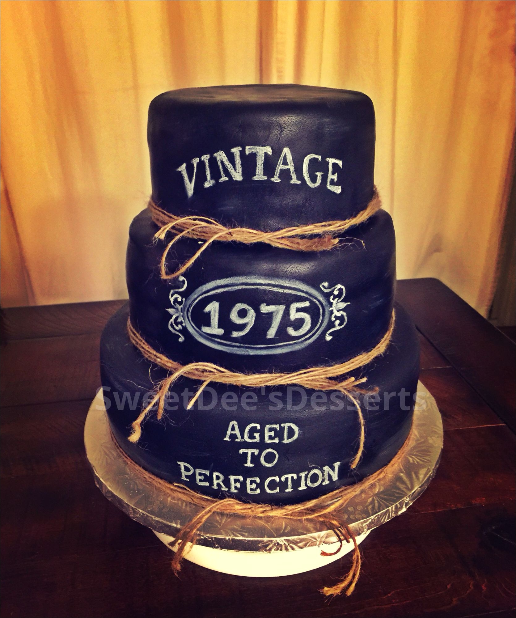 Mens 65th Birthday Decorations Vintage Whiskey 40th Aged to Perfection Cake Party Ova Heeerrreee