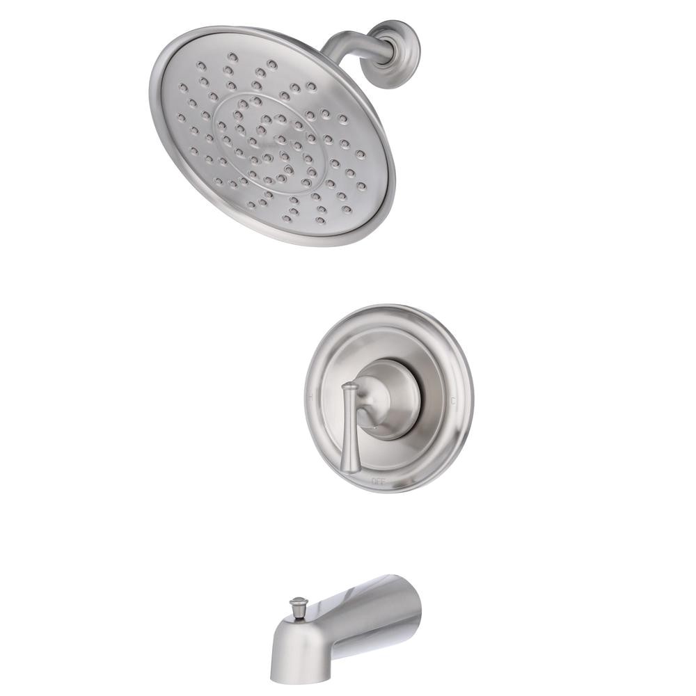 moen ashville single handle 1 spray tub and shower faucet with valve