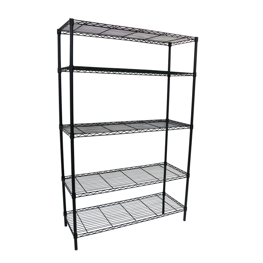 Muscle Rack Lowes Shop Style Selections 74 In H X 48 In W X 18 In D 5 Tier Steel