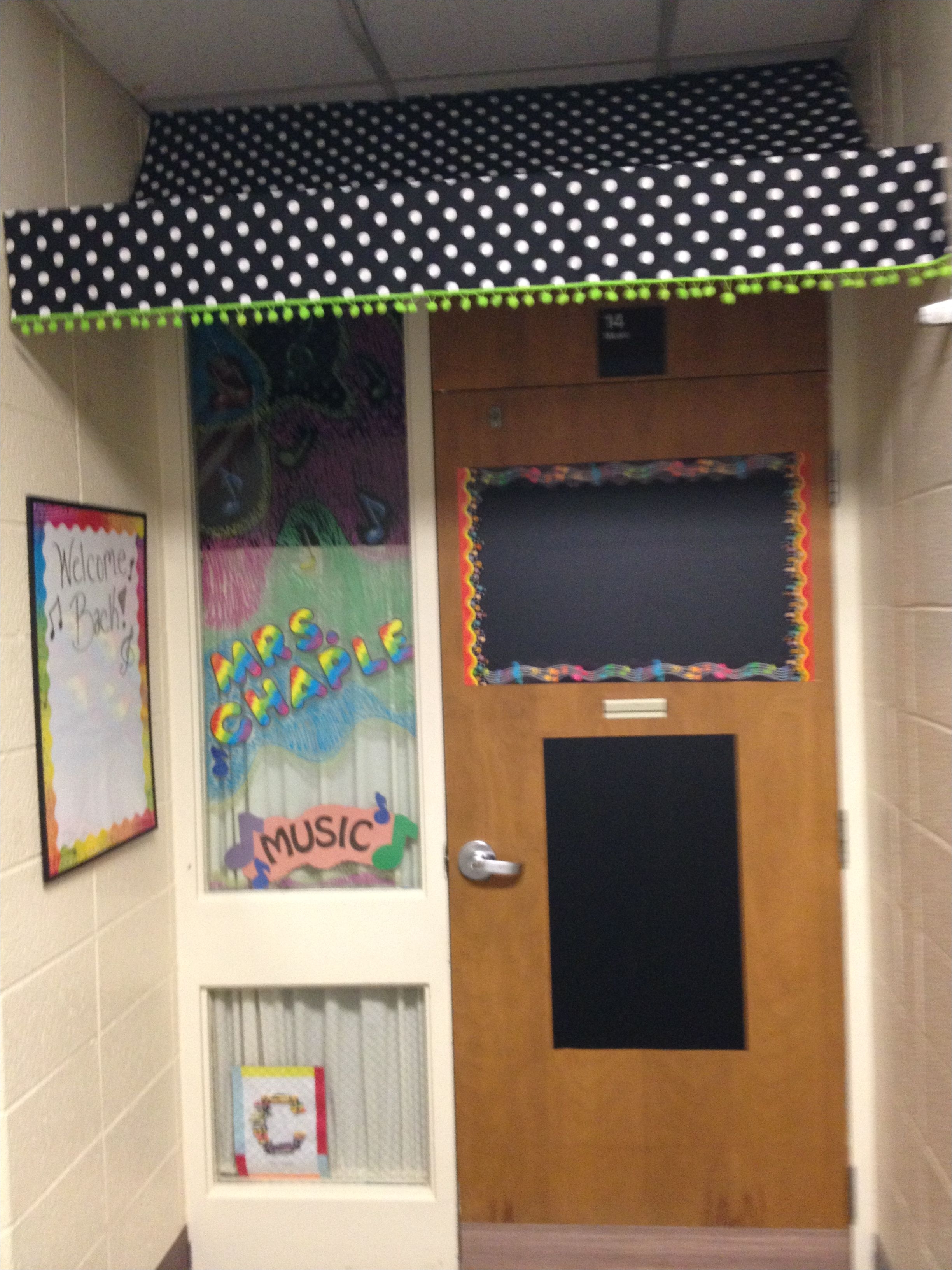 elementary music classroom classroom door music room