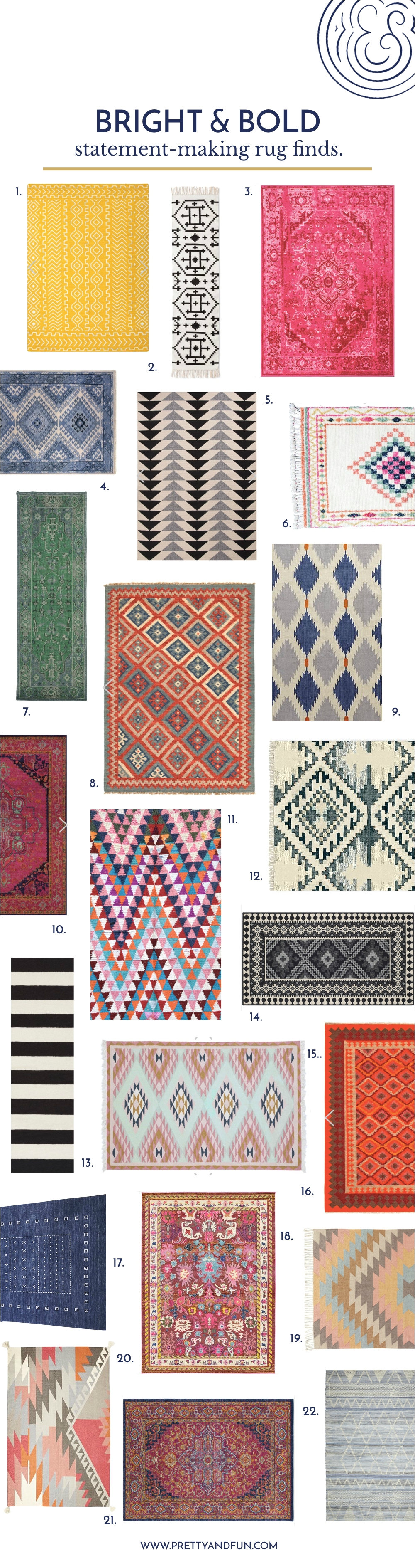 22 bold rugs that make a statement