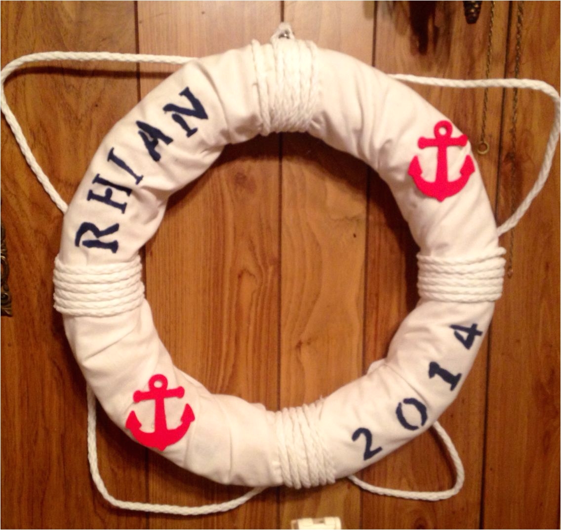 life saver for nautical nursery theme