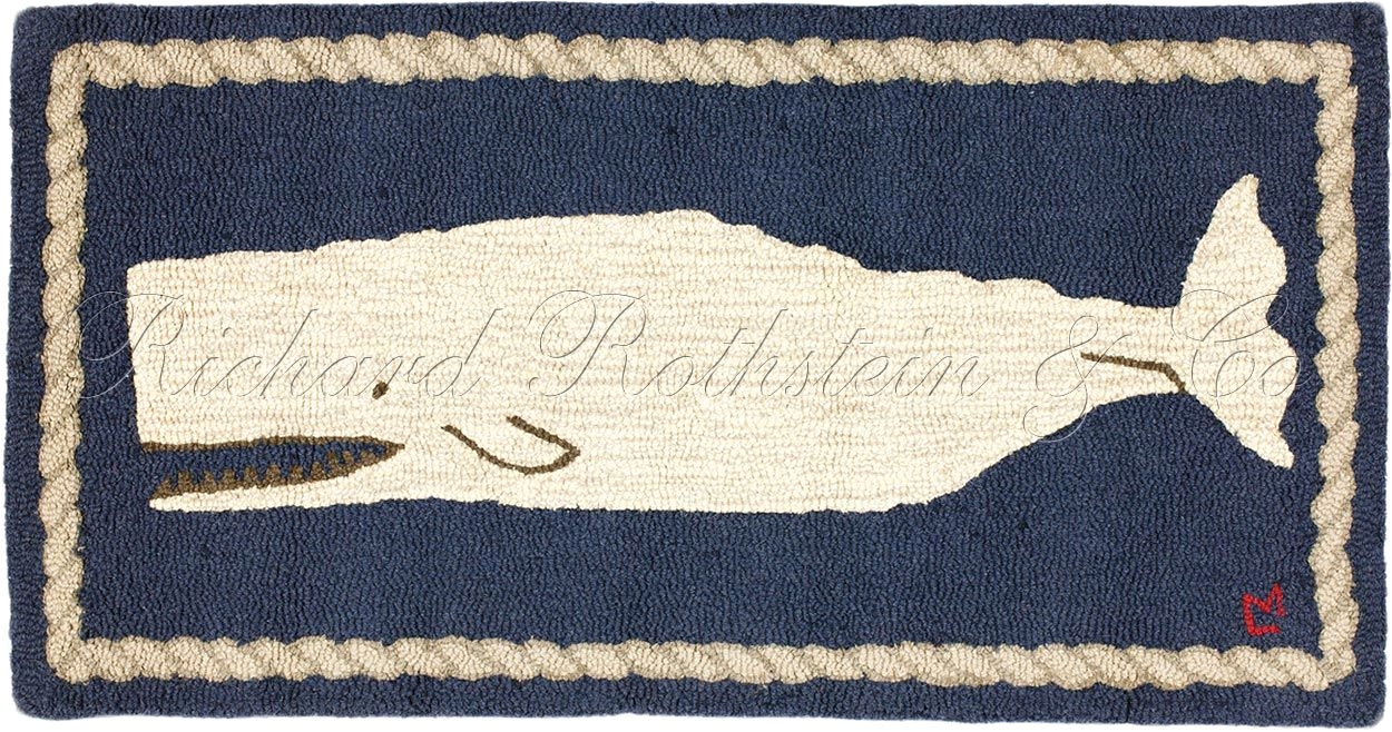 white whale nautical rug want this for the kitchen
