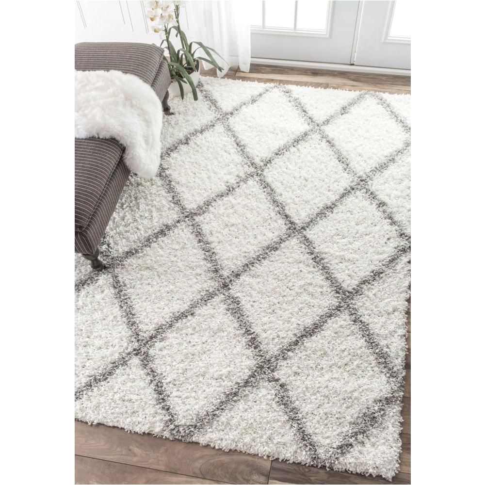nuloom shanna shag white 8 ft x 10 ft area rug ozez04a 8010 the home depot