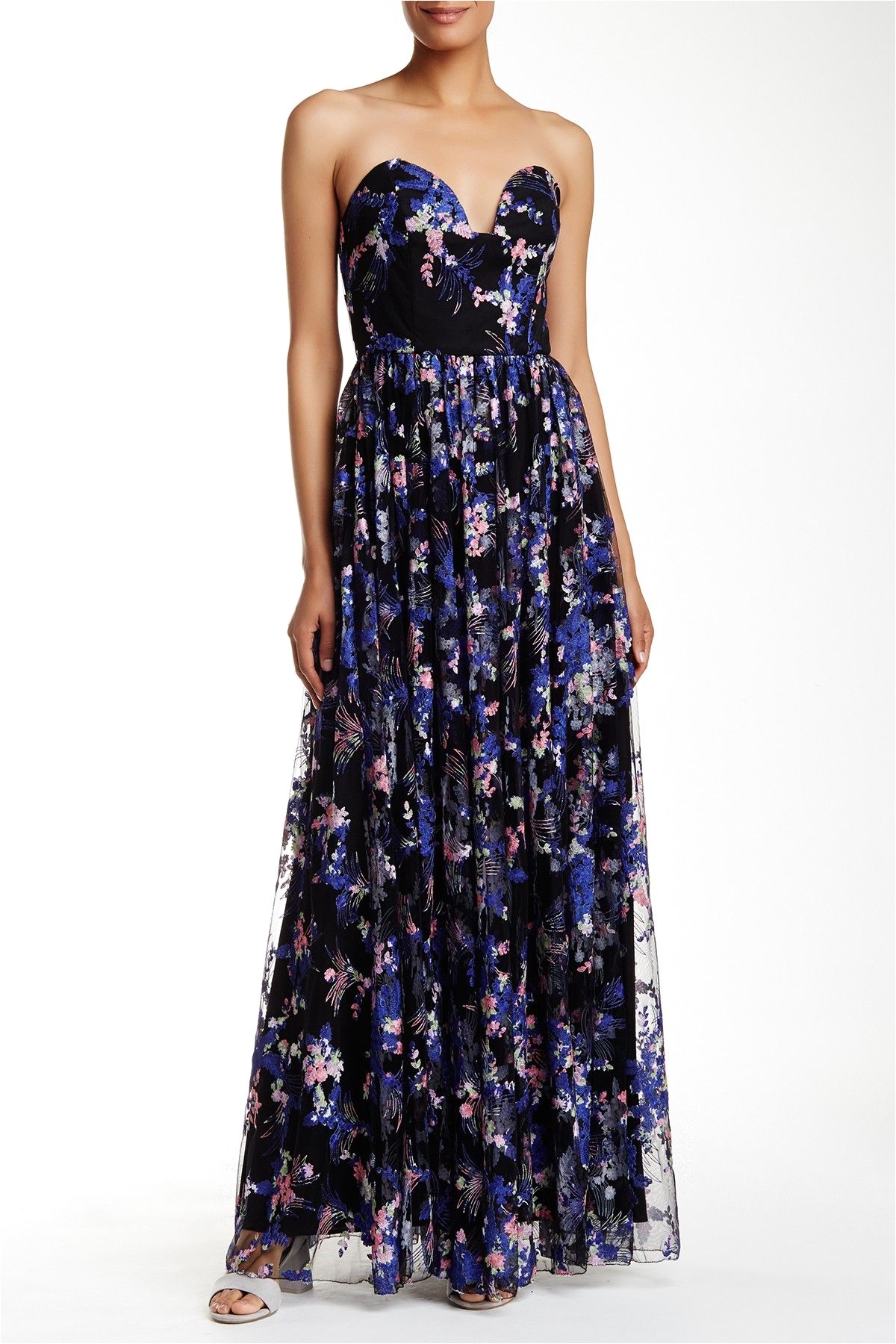nicole miller pointed strapless gown at nordstrom rack free shipping on orders over 100