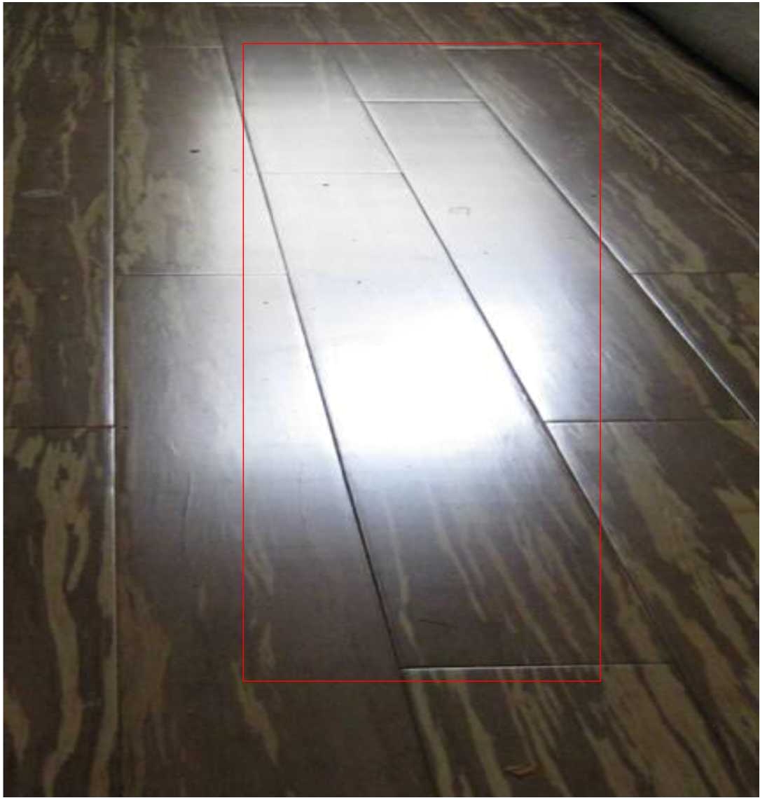 the same floor was nailed with a cleat nailer dimpling was minimized