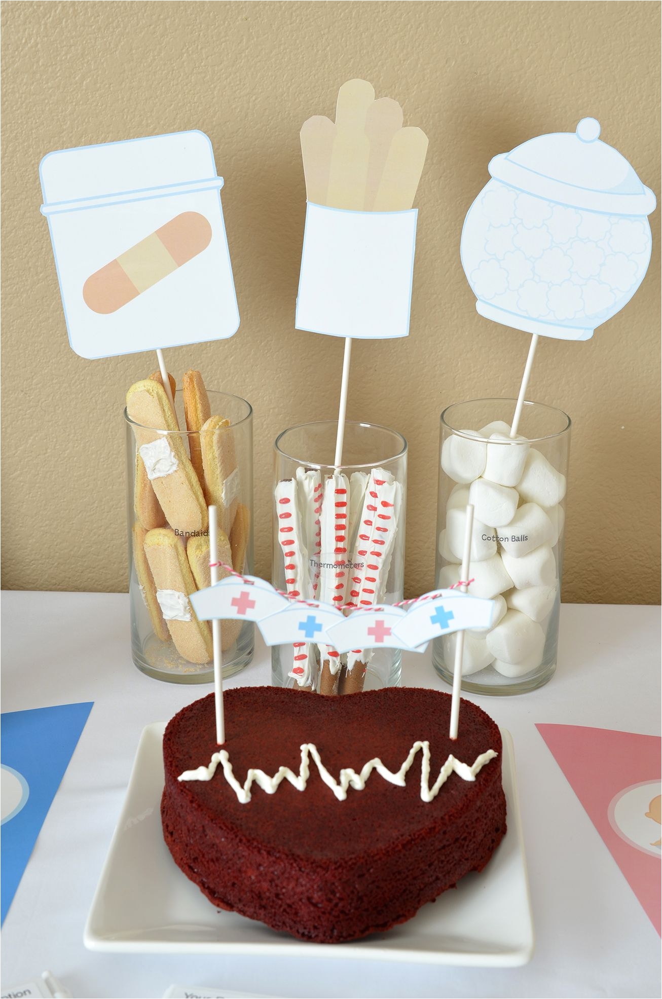 little doctor nurse on the way baby shower theme