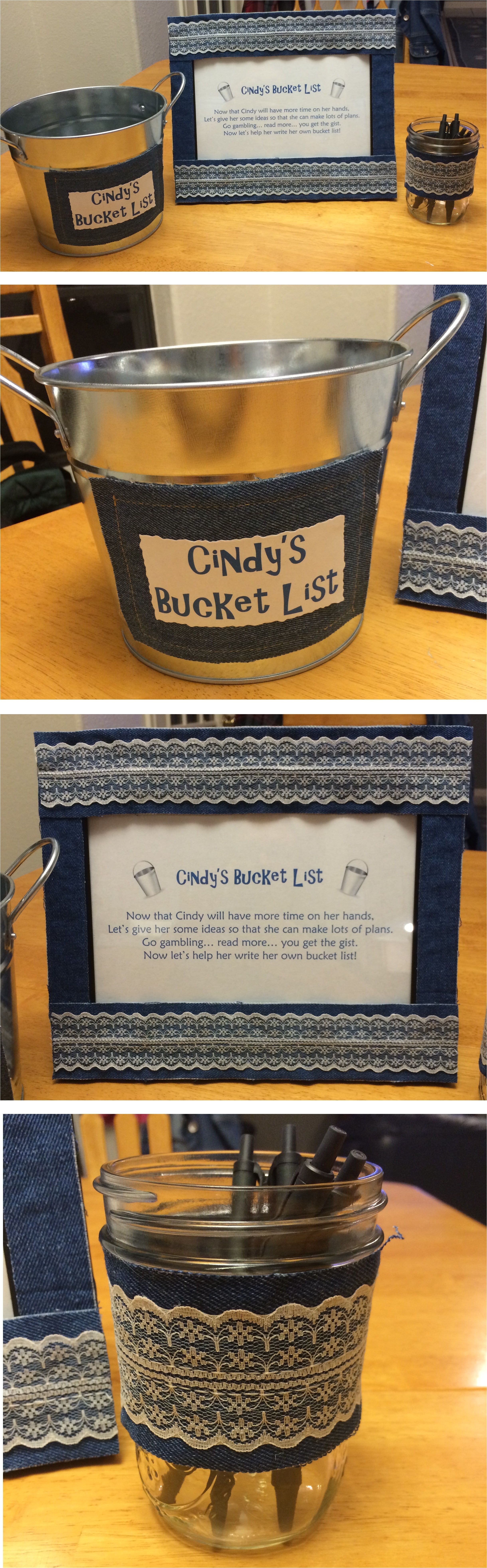 retirement party idea bucket list decorate a bucket for guests to fill with ideas for the retiree to do with their new found freedom