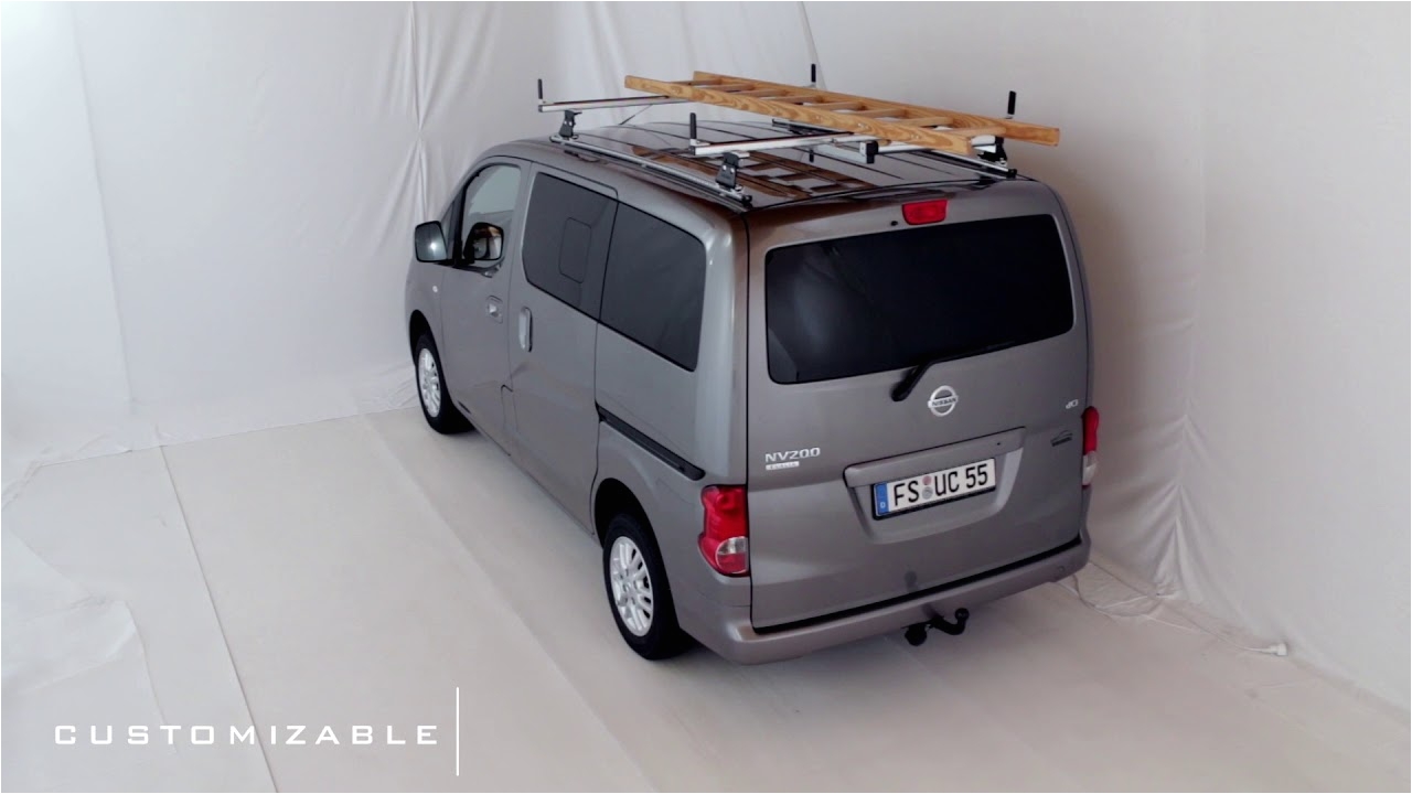 nissan nv200 roof rack alubar