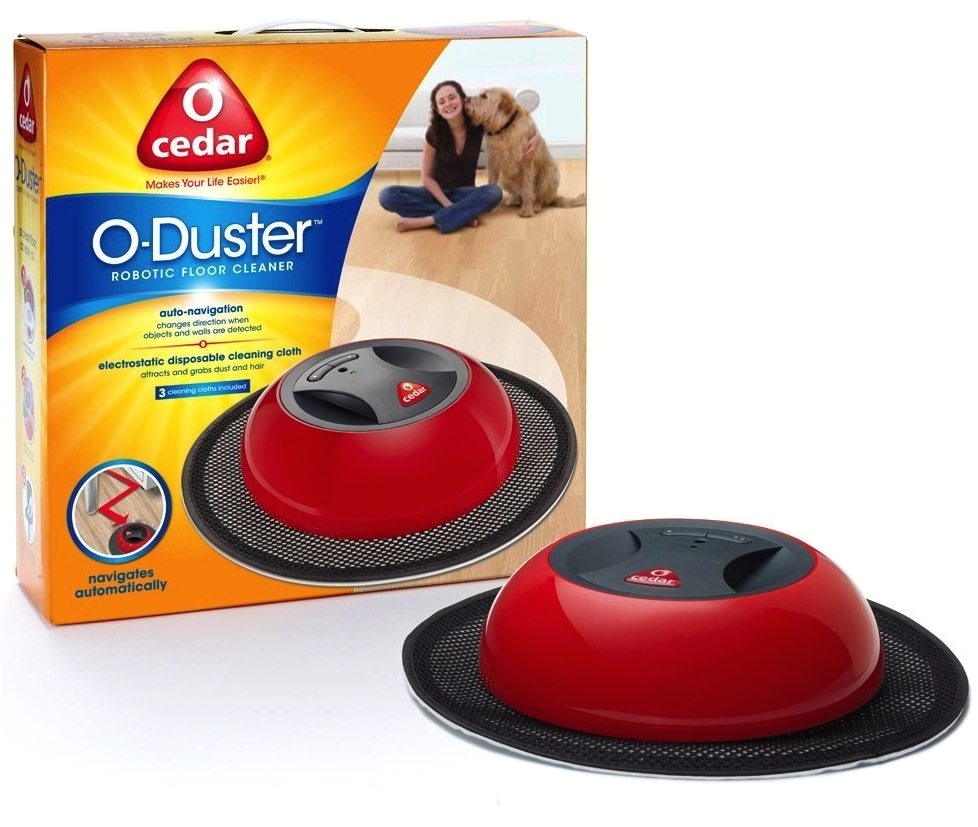 O-duster Robotic Floor Cleaner O Cedar O Duster Robotic Floor Cleaner Review the Poorman S Roomba