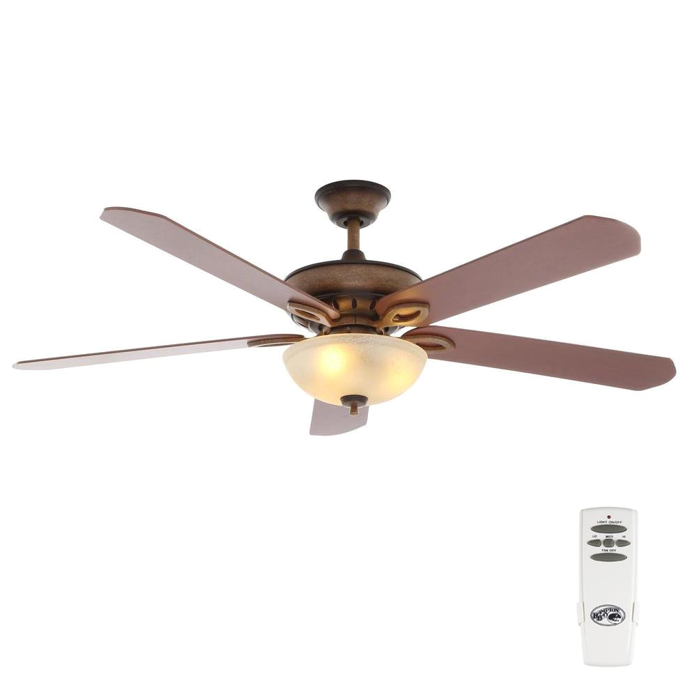 led indoor oil rubbed bronze ceiling fan with