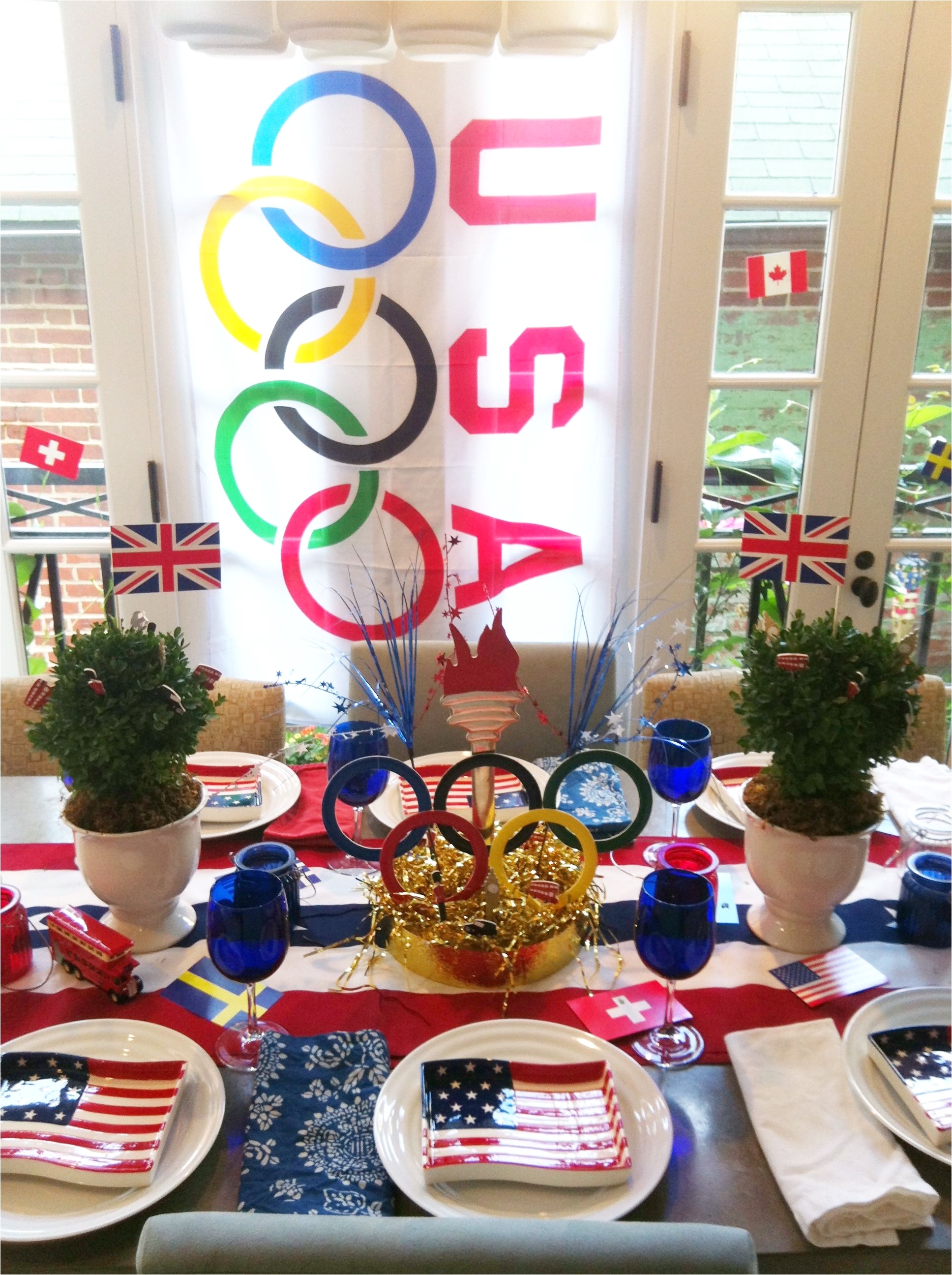 olympic party decorations