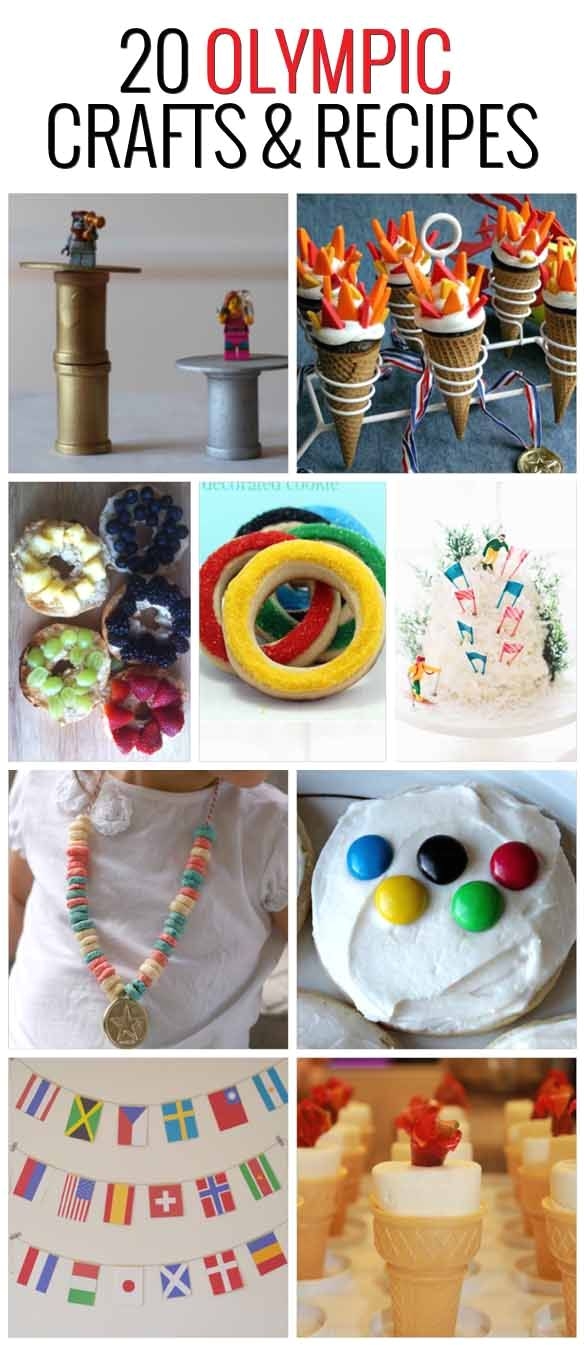 20 olympic crafts and recipes your kids will love olympics craft and recipes