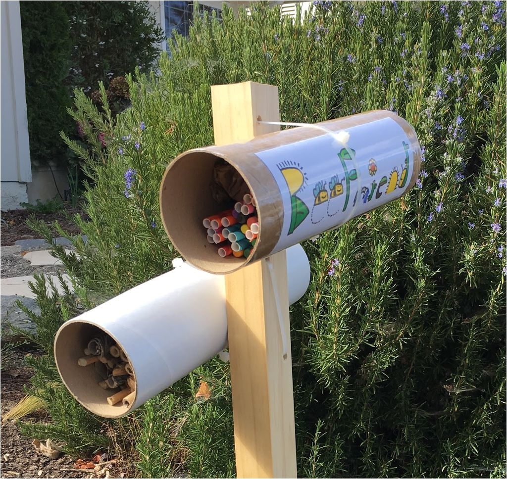 simple and cute diy mason bee house for your garden