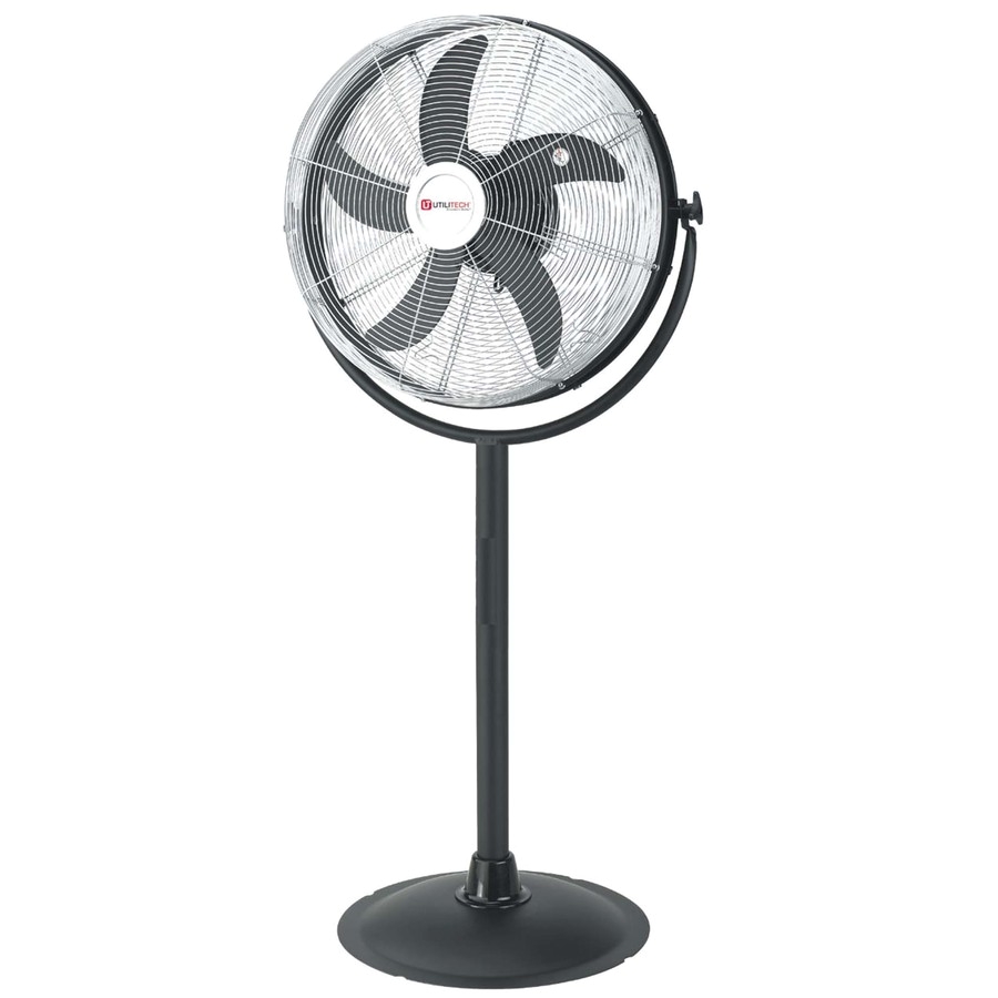 Outdoor Decorative Pedestal Fans Shop Utilitech Pro 20 In 3 Speed High Velocity Fan at Lowes Com