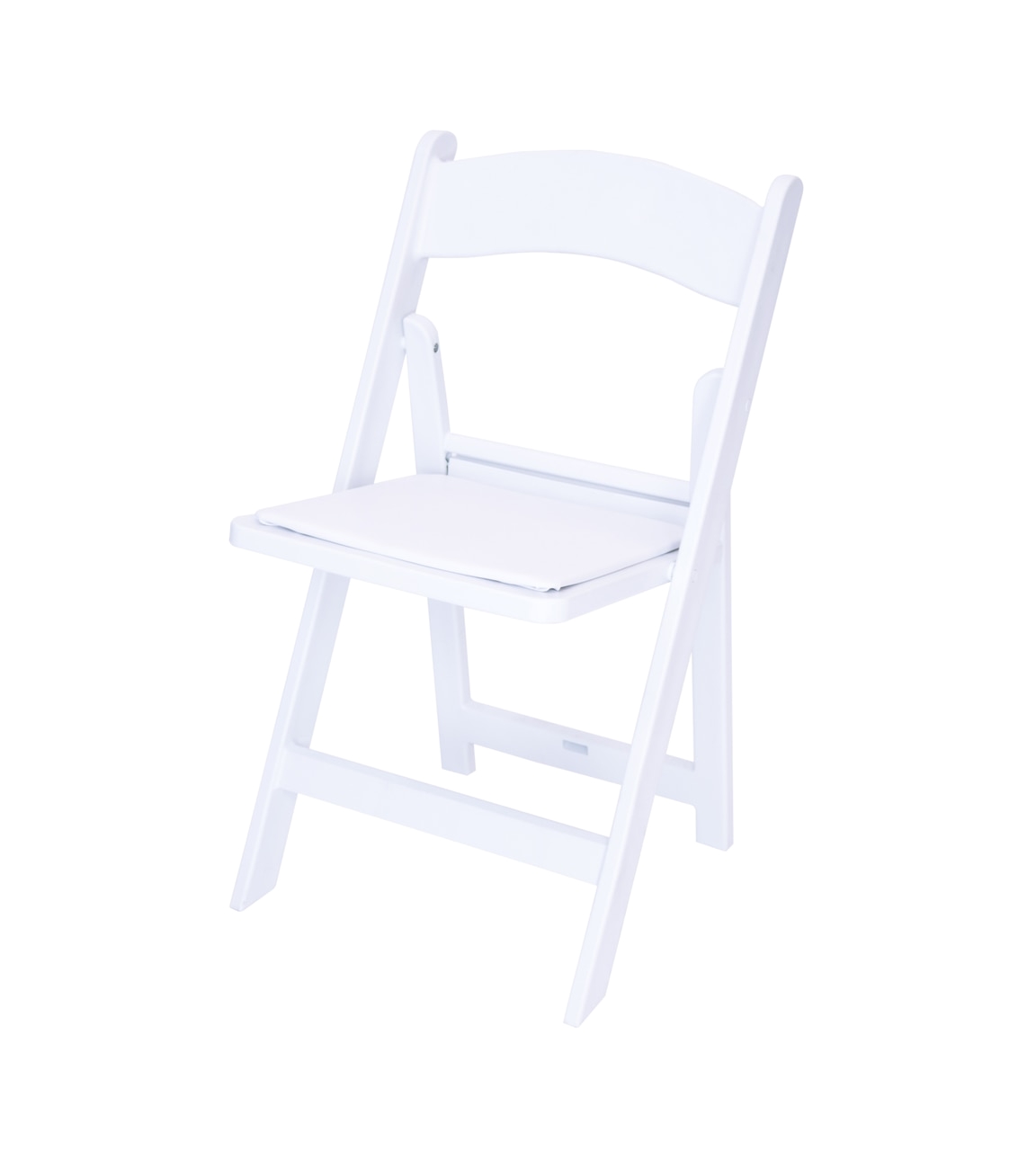 Outdoor Folding Cloth Chairs Classic Series White Resin Folding Chair 1000 Lb Capacity