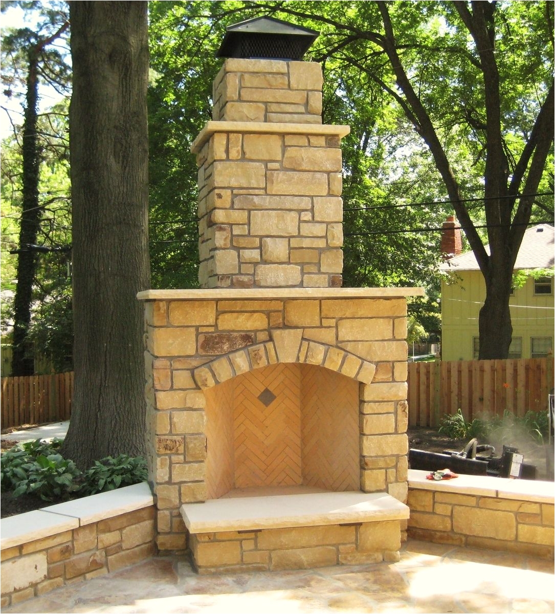 custom made 42 outdoor rumford fireplace