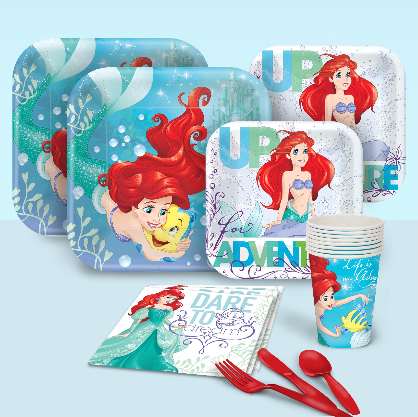 Party City Thomas the Train Decorations Little Mermaid Birthday Party Supplies theme Party Packs