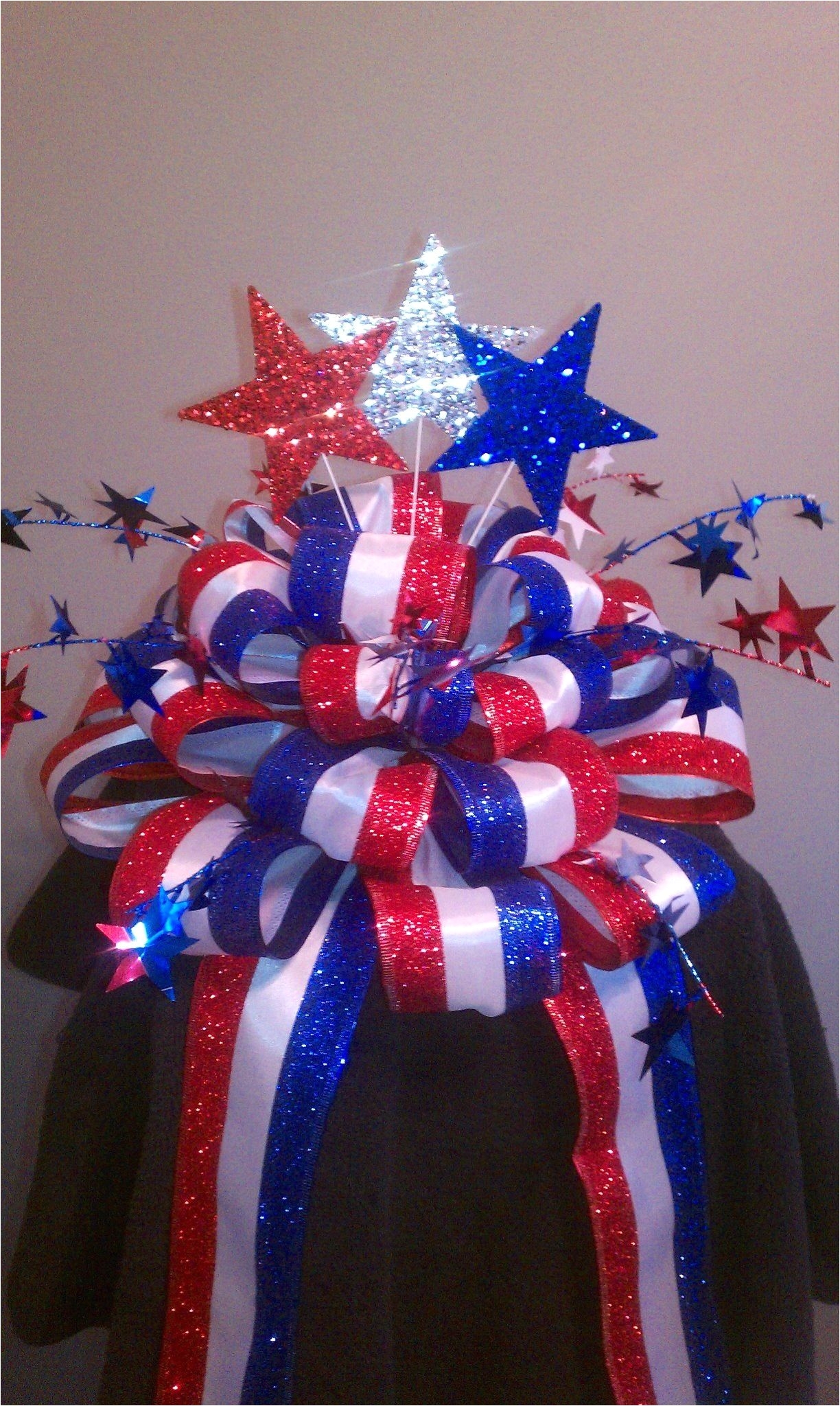 patriotic christmas tree ideas patriotic christmas tree bow