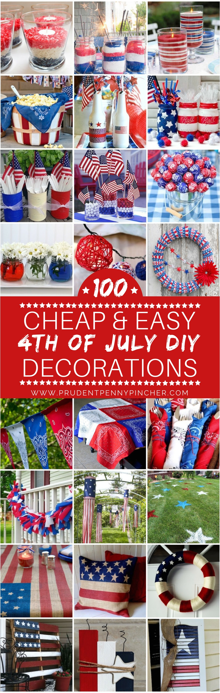 shares check out these creative 4th of july decoration ideas that are easy to make and easy on the wallet these patriotic diy projects are sure to impress