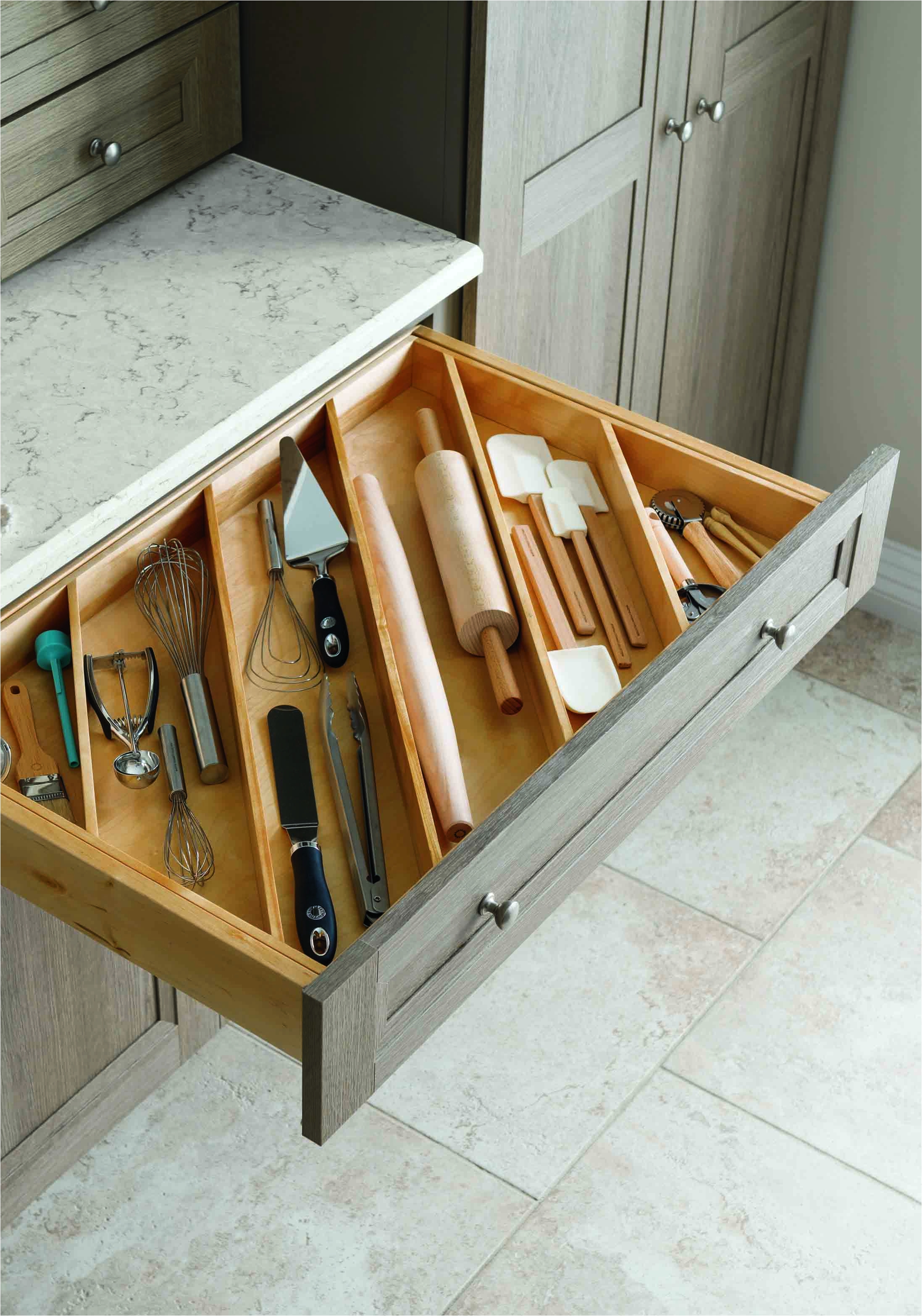 Peka Spice Rack Drawer Insert Kitchen Storage Tip Store Your Utensils Diagonally Instead Of Flat