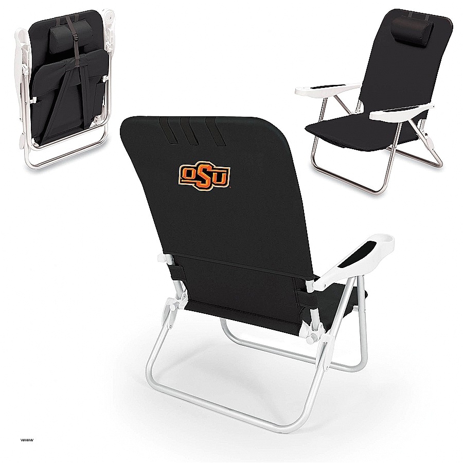 Picnic Time Stadium Chair Black Fold Up Chairs Fresh Oklahoma State Cowboys Beach Chair Monaco