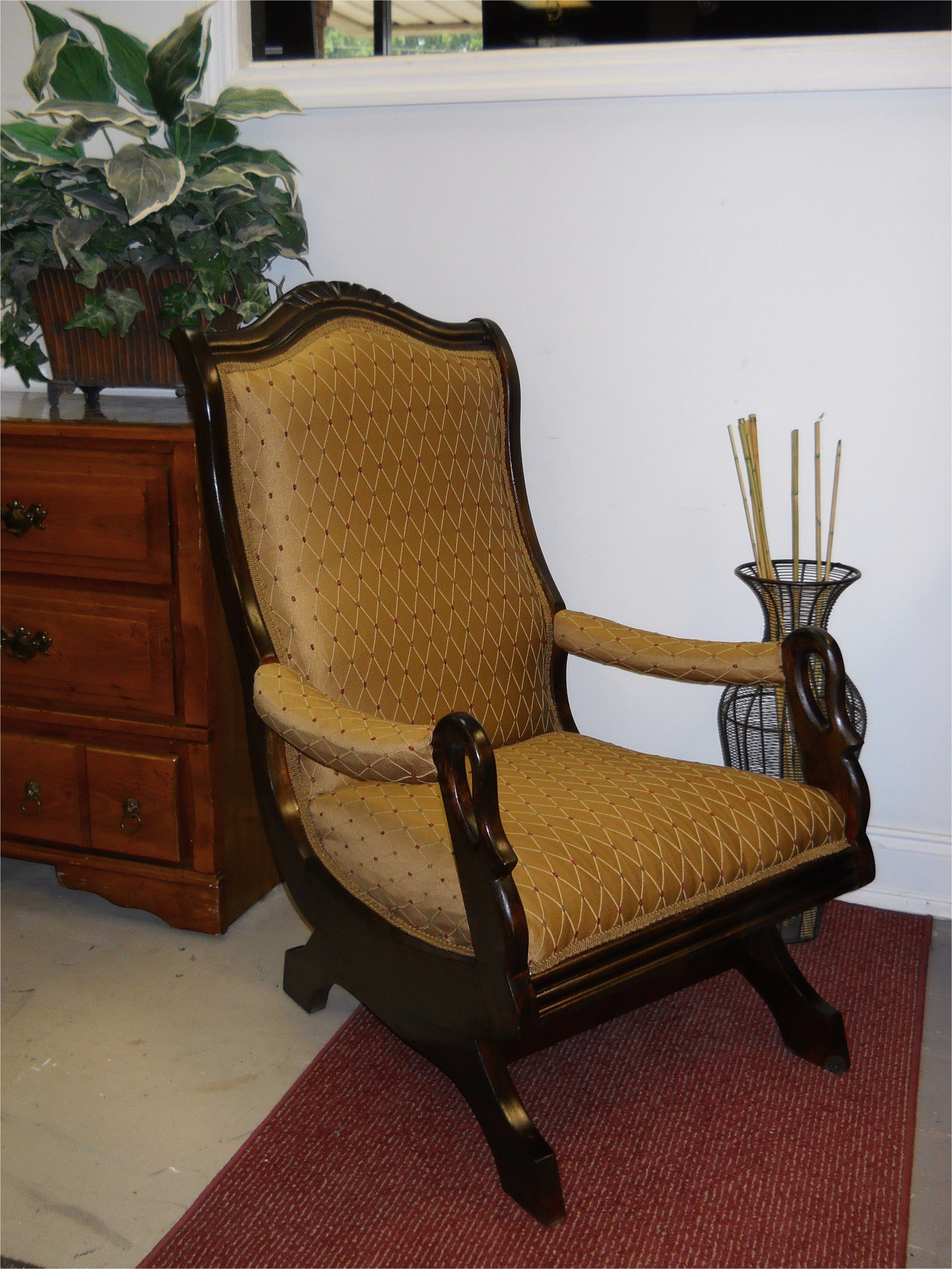 Pictures Of Old Rocking Chairs Antique Rocking Chair Repaired Refinished Restored Here at the Shop