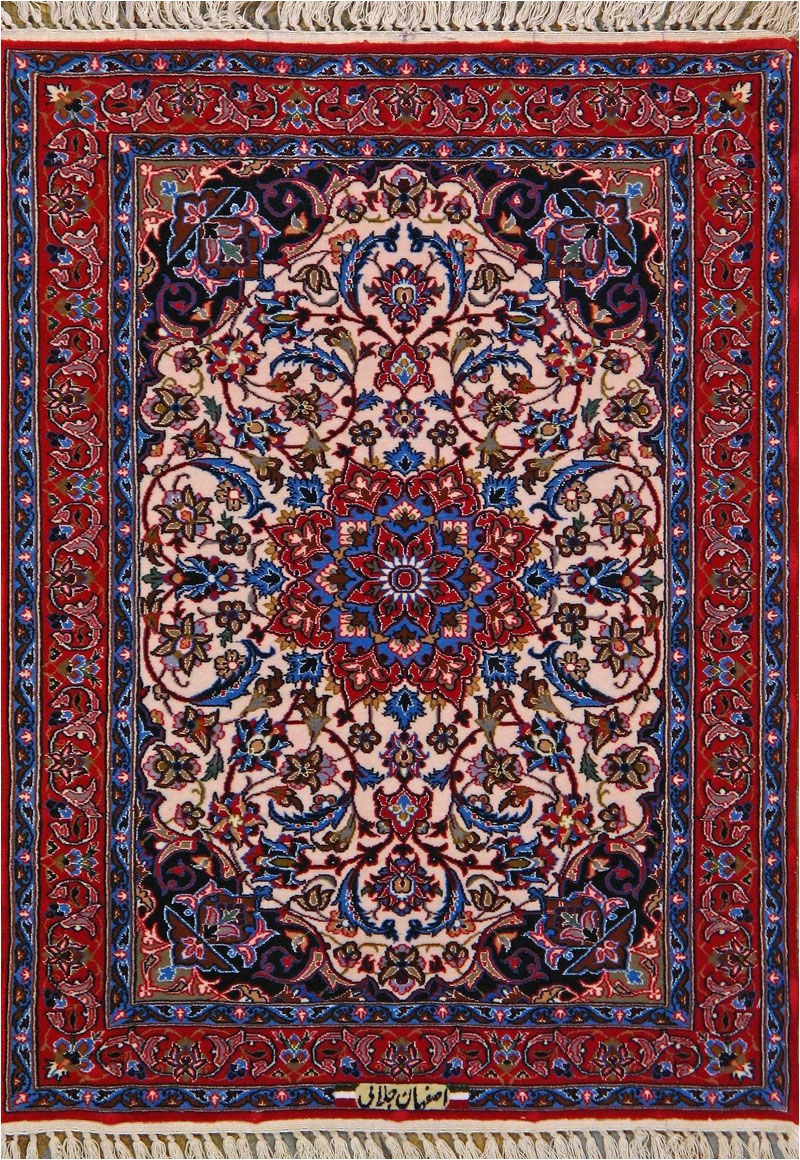 buy esfahan persian rug 2 4 x 3 2 authentic esfahan