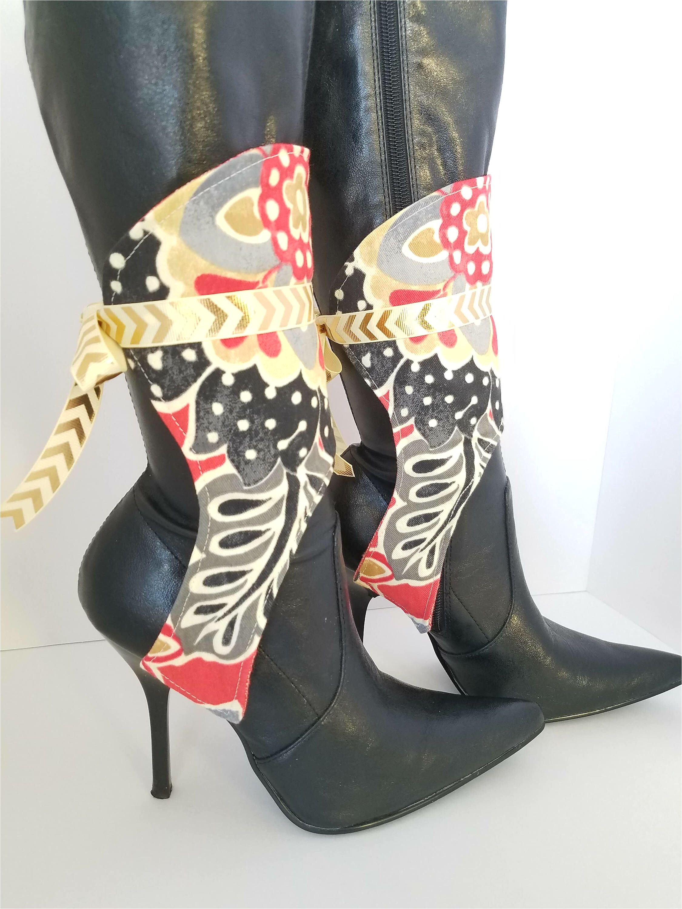 excited to share the latest addition to my etsy shop coral floral boot covers