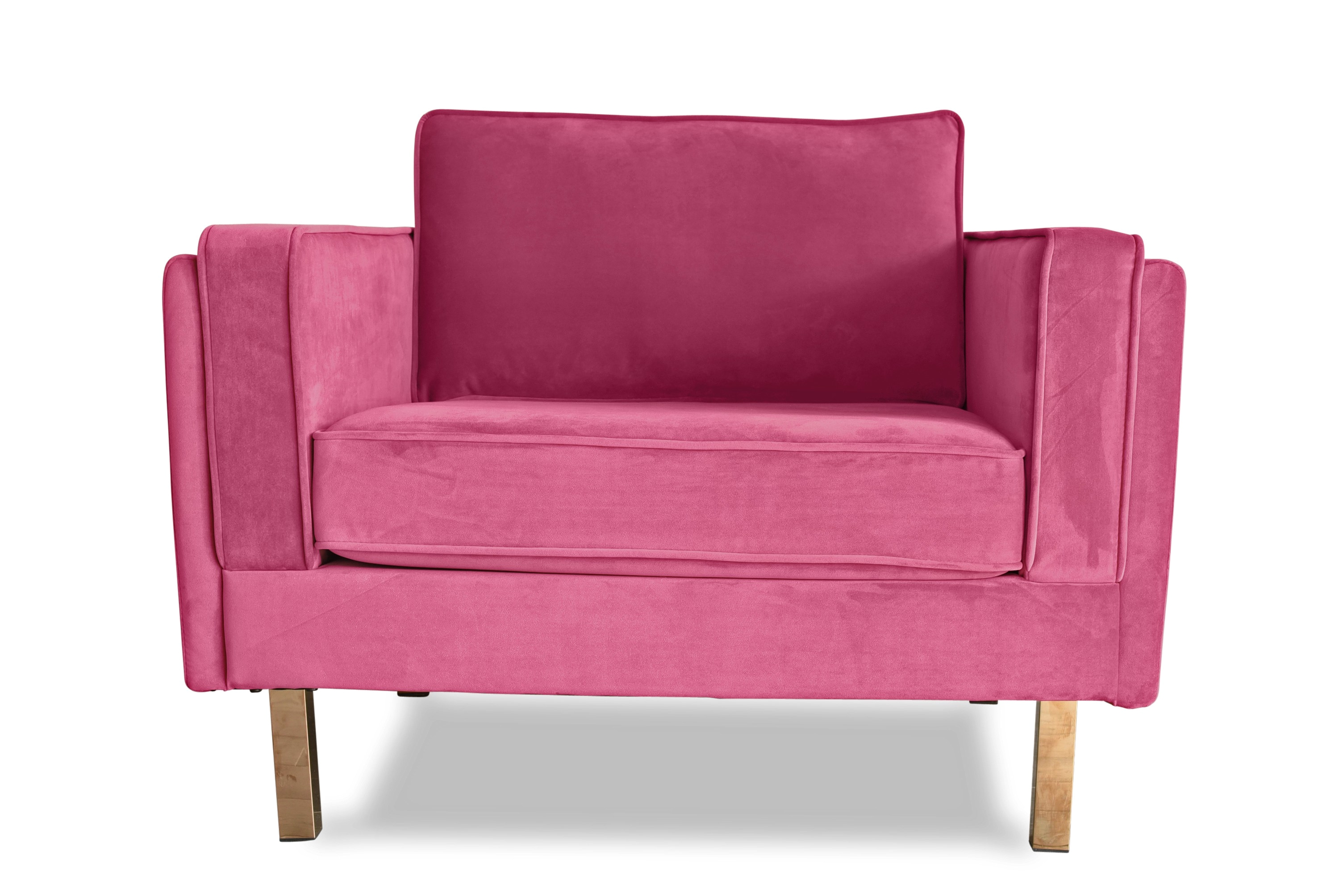 Pink Fluffy Chair Cushion Lexington Velvet Chair Sacred Spaces by Lauren