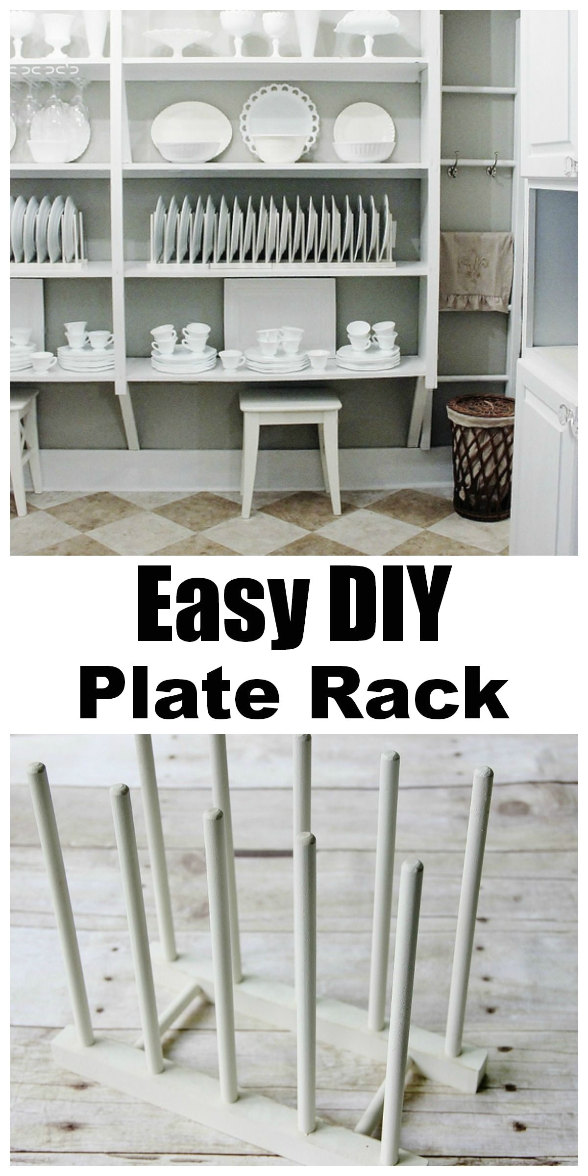 easy diy plate rack this plate rack looks custom but it is so easy to create