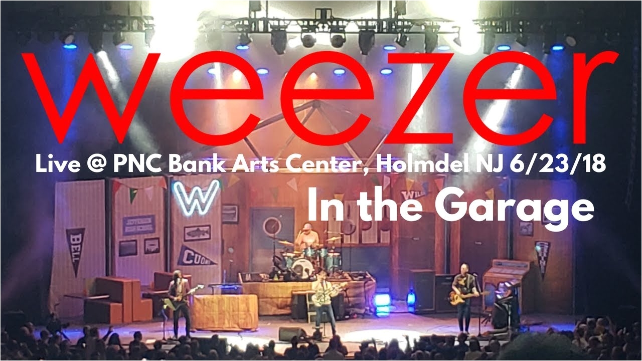 weezer in the garage live pnc bank arts center holmdel nj 7 20 18