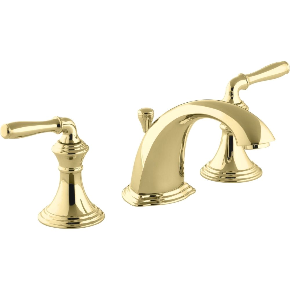 Polished Brass Shower Fixtures Kohler K 394 4 Pb Devonshire Vibrant Polished Brass Two Handle