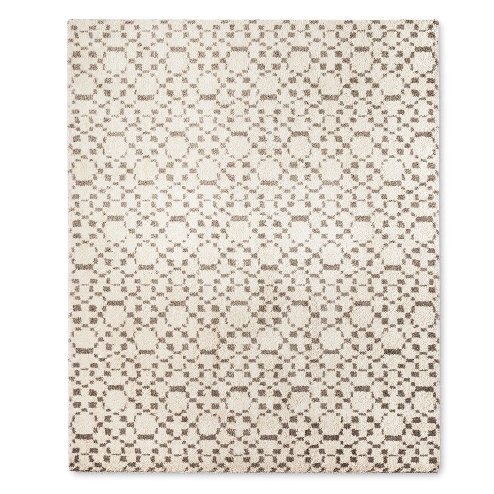 tickle your toes in the soft pile of the patterned shag woven area rug nate berkus the beautiful neutral colors and modern style complement any d as the