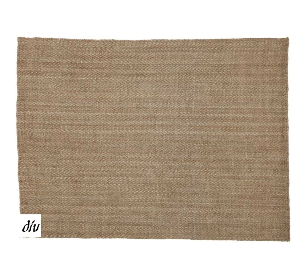 new 5 x 8 pottery barn owen herringbone jute rug new and great potterybarn