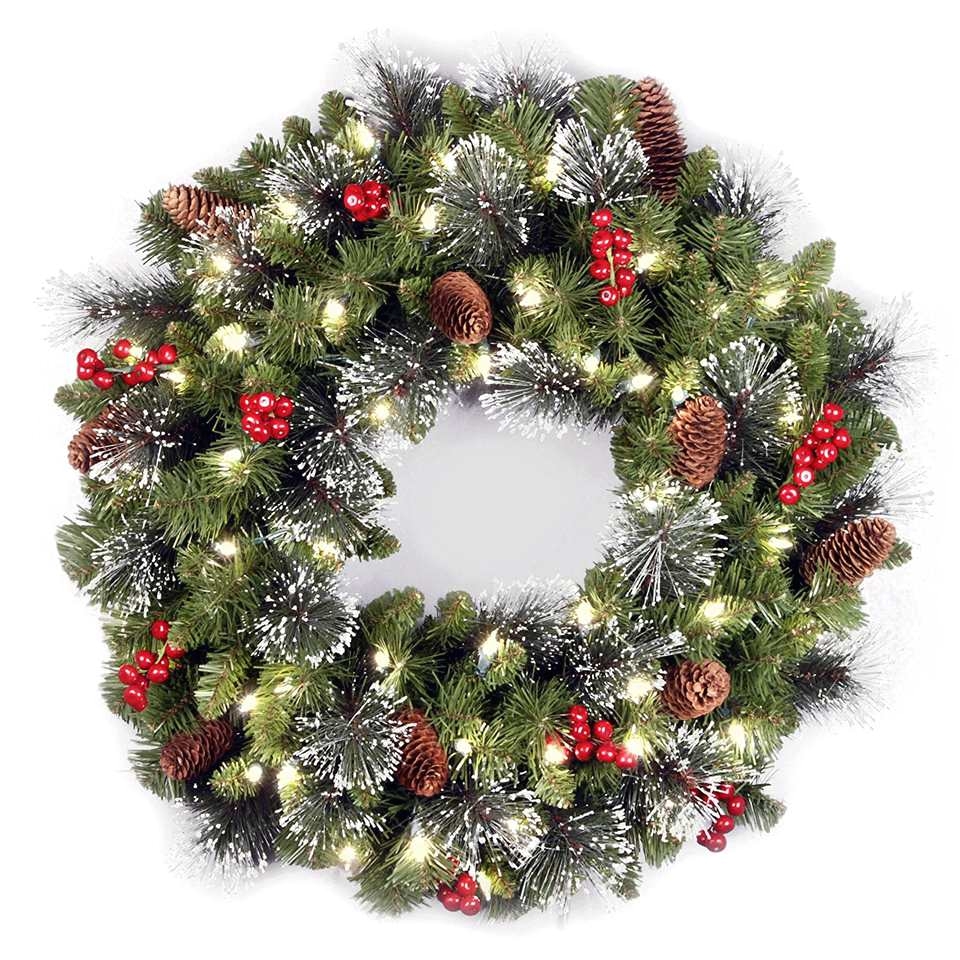 Pre Decorated Artificial Christmas Wreaths the 8 Best Christmas Decor Wreaths to Buy In 2018