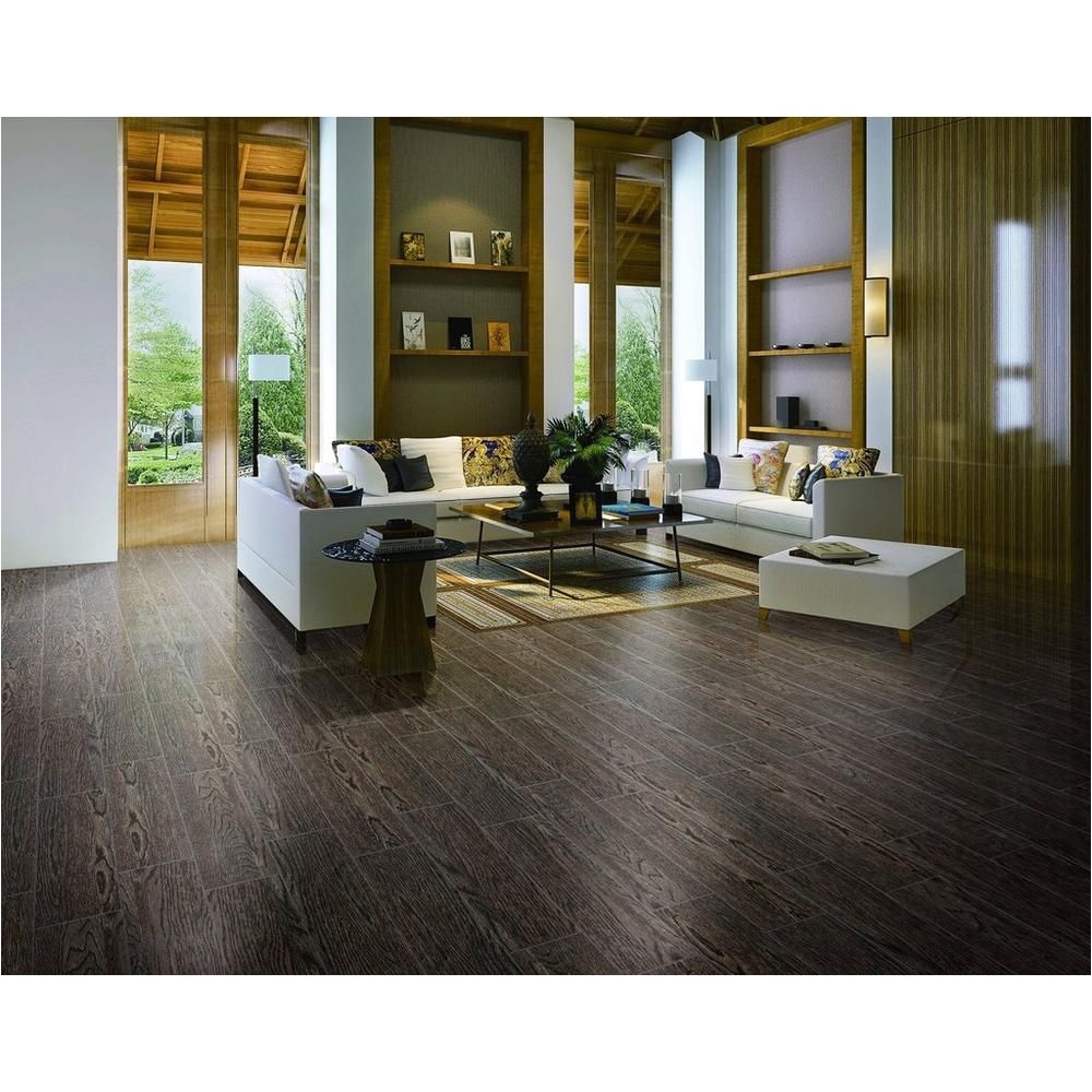 santa rosa mahogany porcelain tile 6in x 24in 912600074 floor and