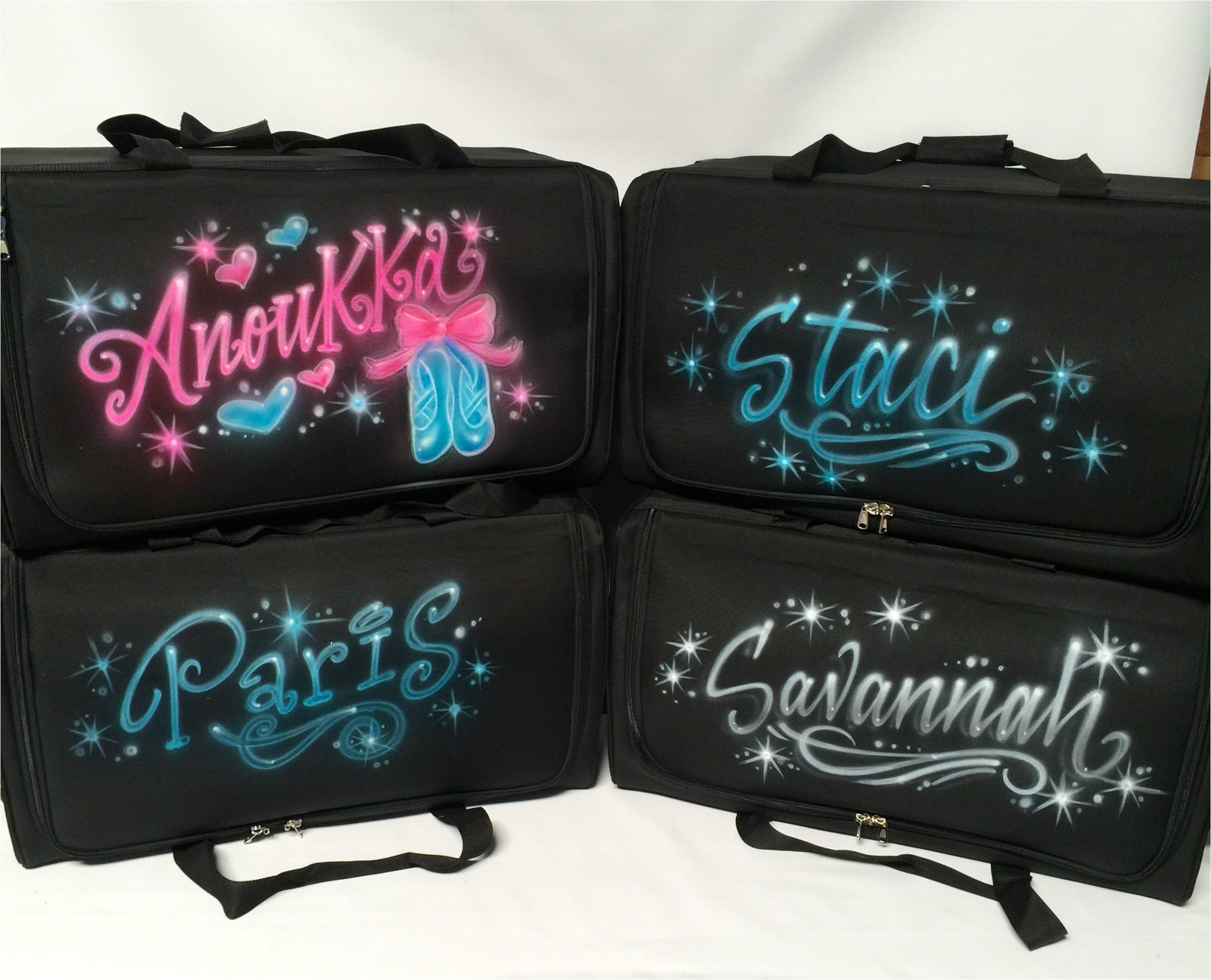 custom airbrush design personalized bags each one is a unique work of art rac n