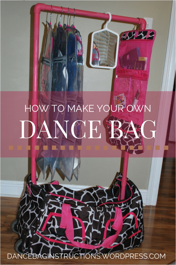 how to make a rolling dance duffel bag with garment rack