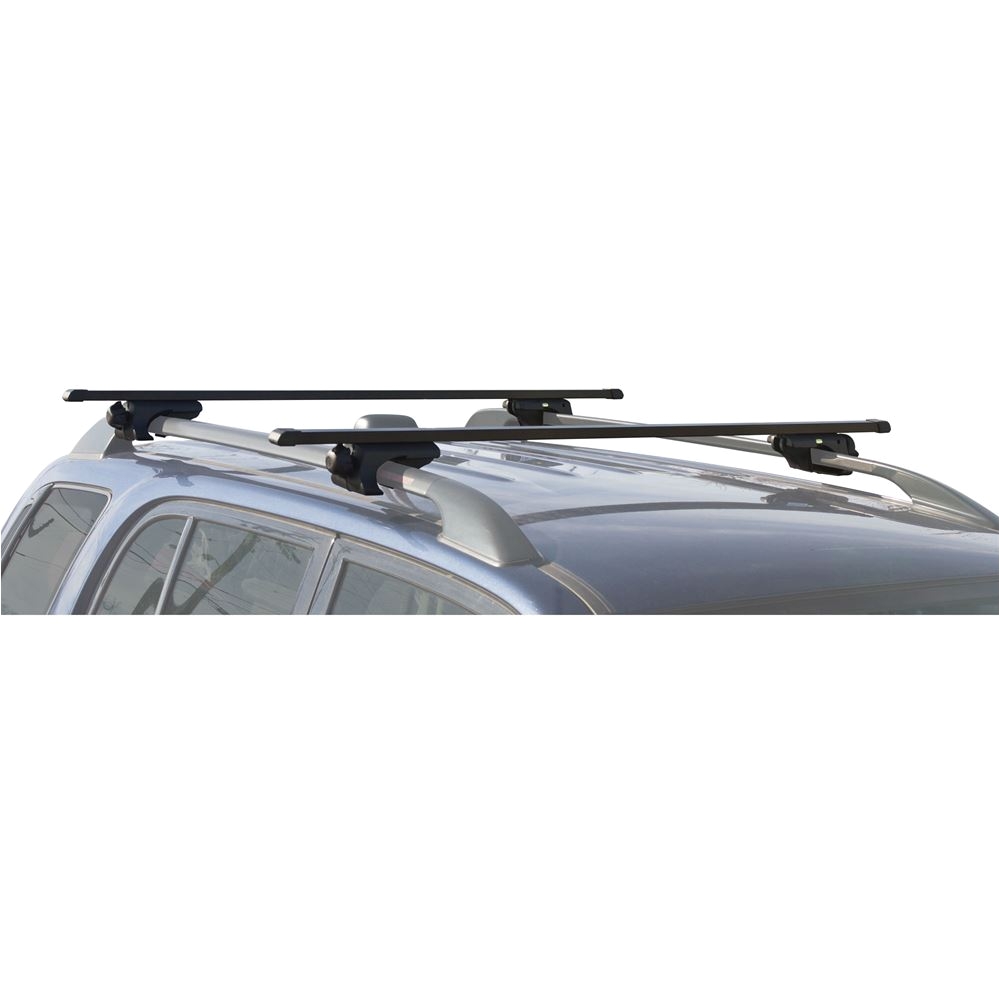 rb 1006 49 apex carbon steel deluxe universal side rail mounted roof cross bars
