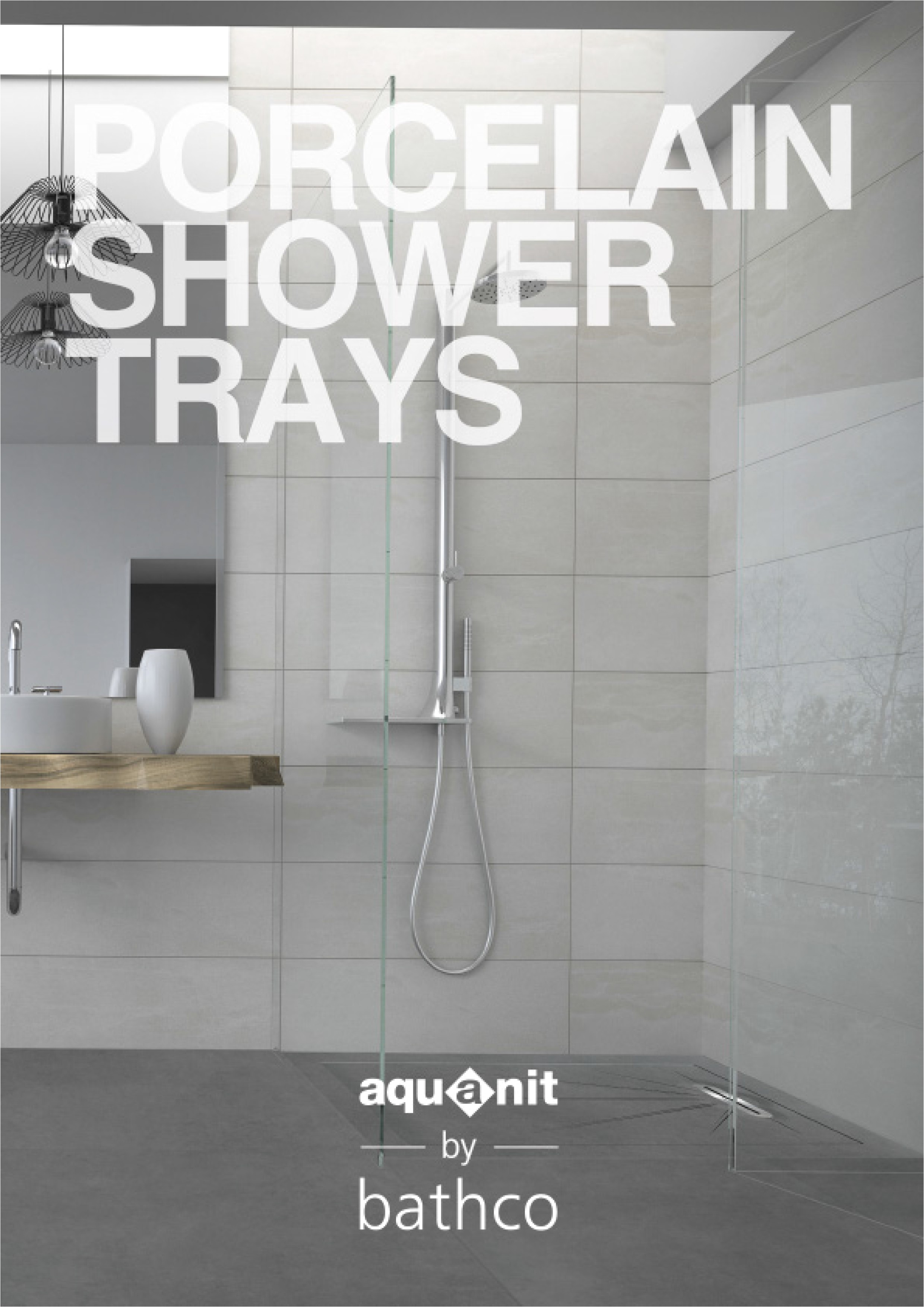 new porcelain shower trays catalogue bathco by aquanit