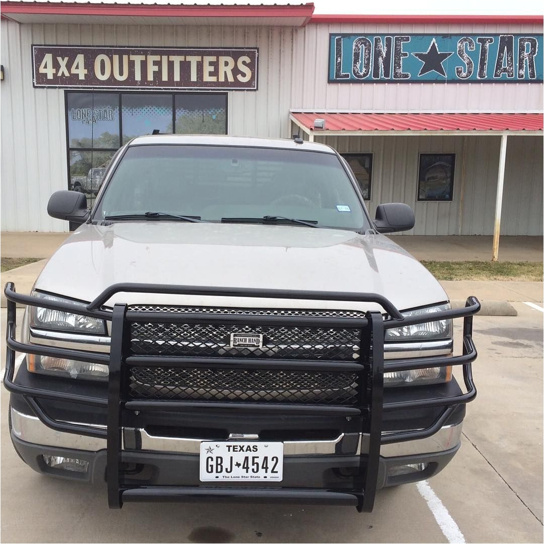 ranch hand grill guard to accompany his steps tool box and headache rack looking good chevy grillguard