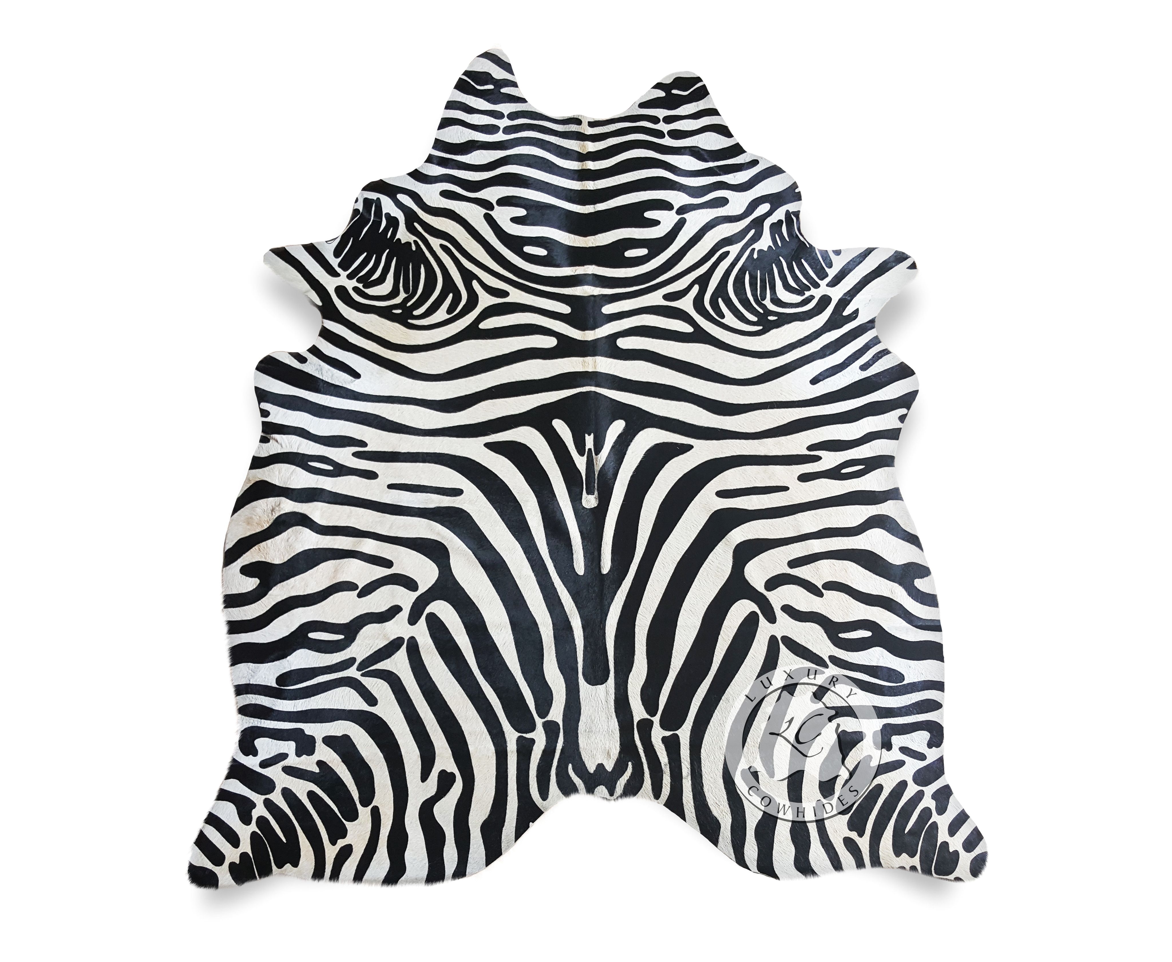 Real Zebra Fur Rug Zebra Black Stripes On Off White Cowhide Rug White Cowhide Rug and