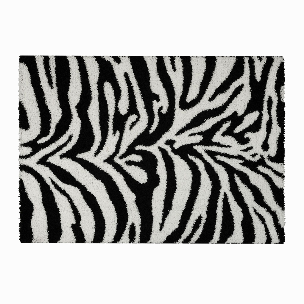 Real Zebra Rug Price Black and White area Rug Awesome Rugnur Bella Zebra Print Amp Shag