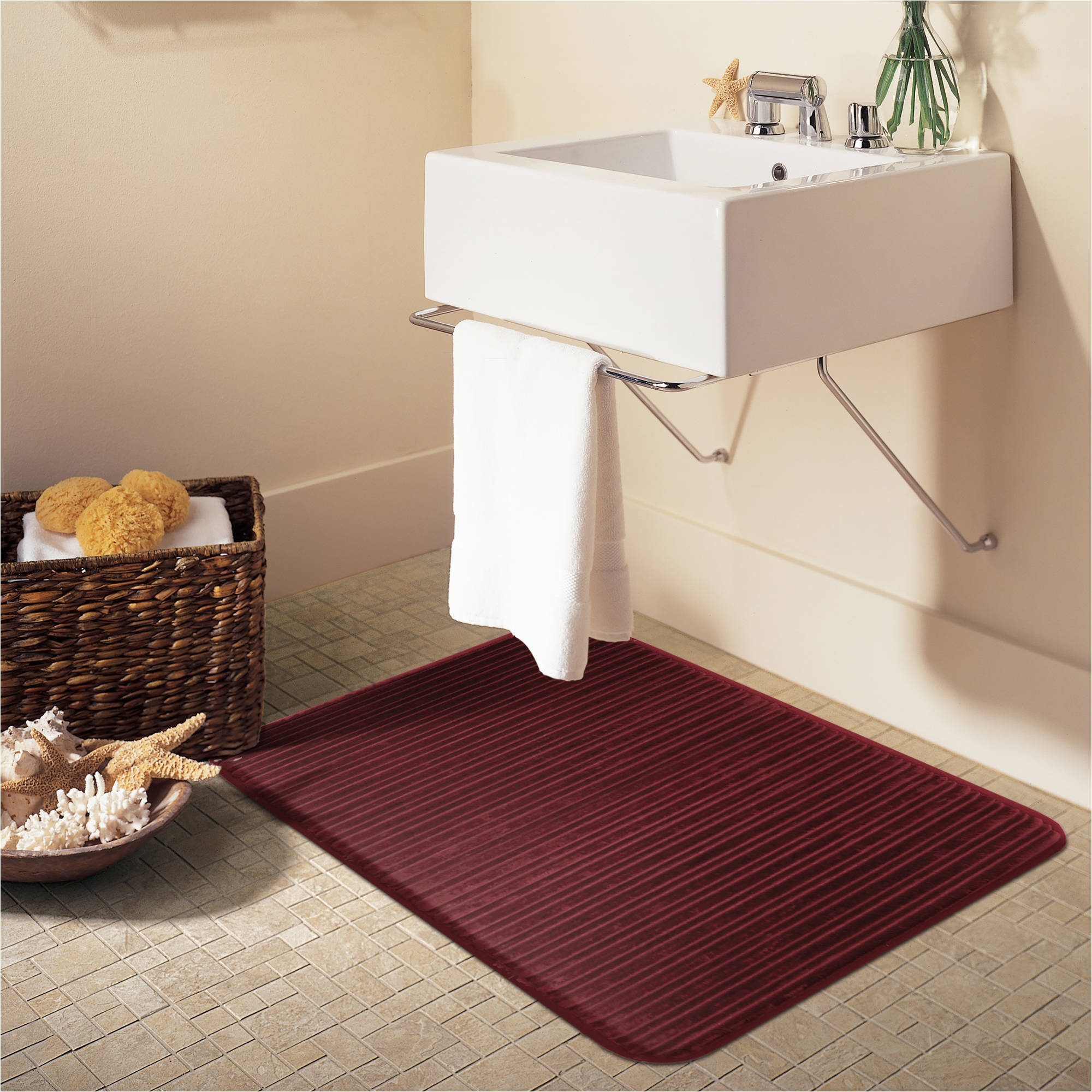 mainstays ozark trail memory foam bath rug walmart com