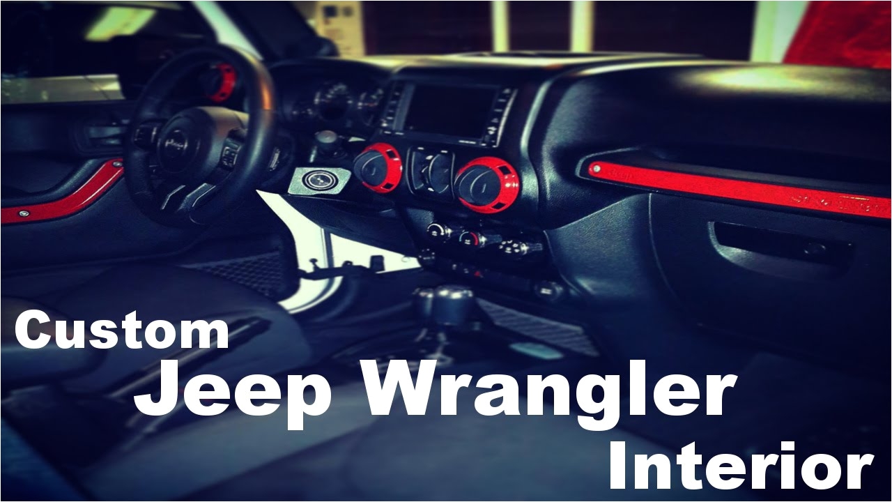 Red Led Interior Lights for Cars Diy Custom Jeep Wrangler Interior Part 1 Youtube