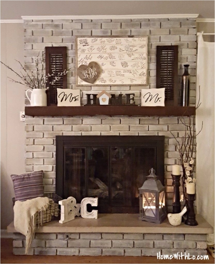 Refurbished Brick Fireplaces How I Updated Our Fireplace by Painting the Outdated Brass Cover and