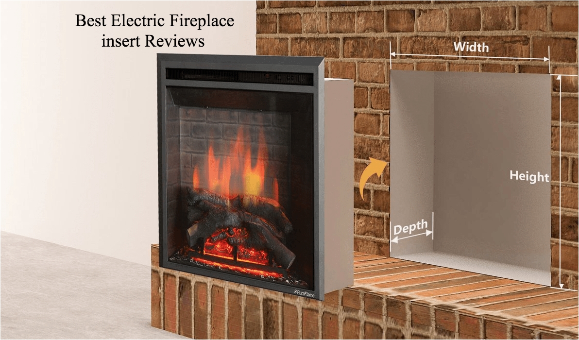 best electric fireplace insert reviews 2017